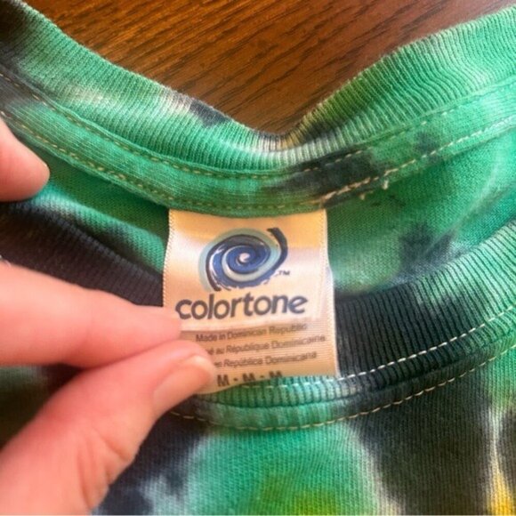 Iggie's Oasis, Bolongo Bay, St. Thomas USVI, tie dye unisex crewneck tee Medium - Picture 10 of 15